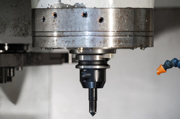 Close up of CNC machine at work. High quality photo - obrazy, fototapety, plakaty