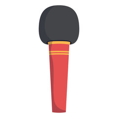 Microphone Flat Illustration