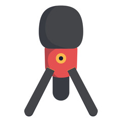 Microphone Flat Illustration