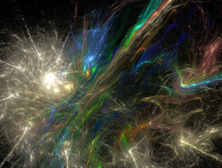 Imaginatory fractal abstract background Image