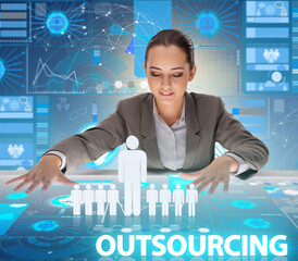Concept of outsourcing in modern business