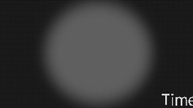 8d animation showing clock
