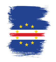 Flag of Cape Verde vector illustration