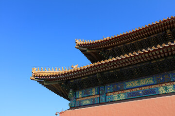 Fototapeta na wymiar The Forbidden City (Palace Museum) in China
