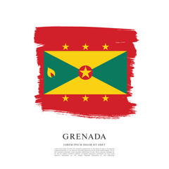 Vector illustration design of Grenada flag