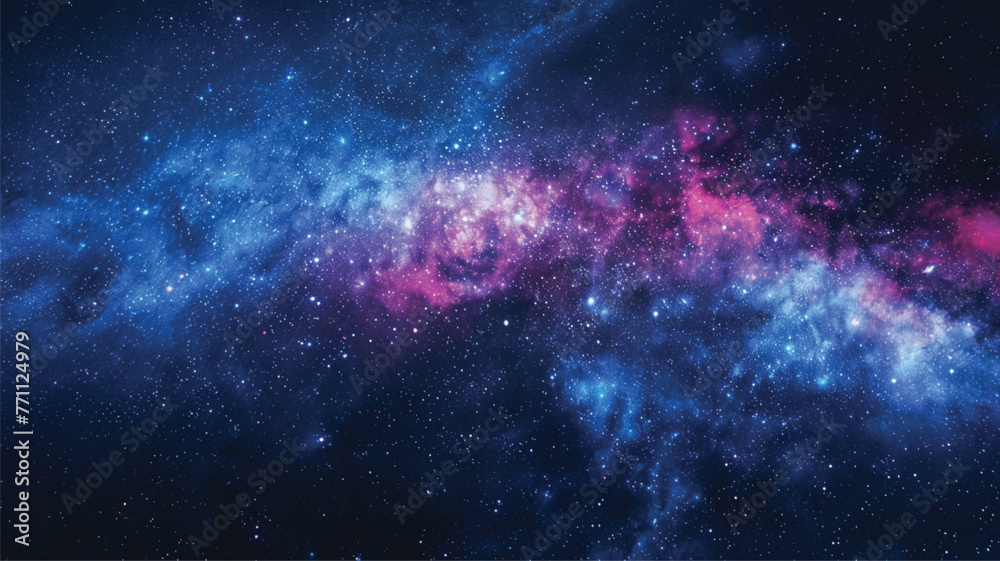 Canvas Prints nebula and galaxies in space. abstract cosmos galaxy background