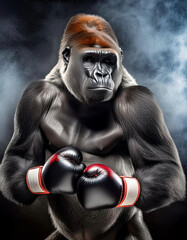 gorille boxeur - 771127191