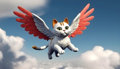 a-3d-cat-with-wings-soaring-through-the-clouds- 3