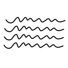seamless wave lines pattern