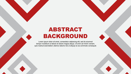 Abstract Red Background Design Template. Banner Wallpaper Vector Illustration. Red Template