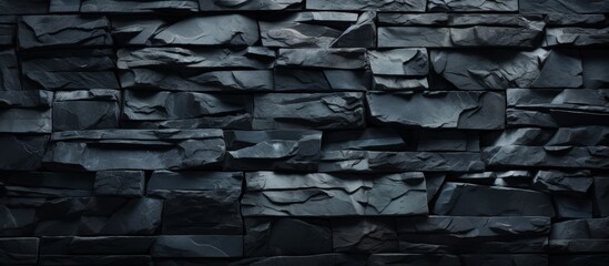 A monochrome photography close up of a grey bedrock wall with a wood pattern, showcasing the beauty...