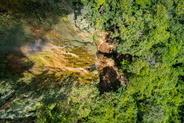 Pha Rom Yen Waterfall at Ban Rai, Uthai Thani, Thailand
