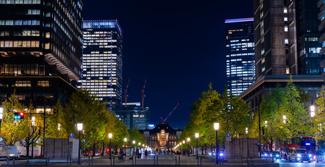 Fototapeta premium 丸の内界隈の夜景