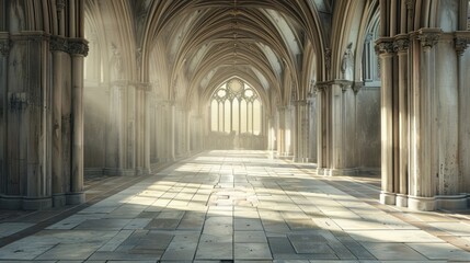 Obraz premium Gothic architecture, historic elegance