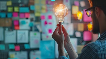 creative idea meeting concept