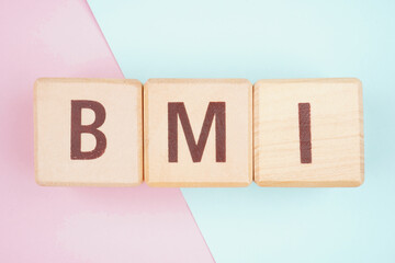 BMI Abbreviations About Health Isolated Background
 - obrazy, fototapety, plakaty
