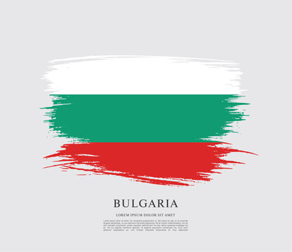 Vector illustration design of Bulgaria flag layout