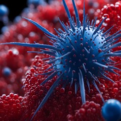 virus destroys the white blood cells that fight nfection