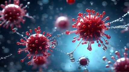 virus destroys the white blood cells that fight nfection