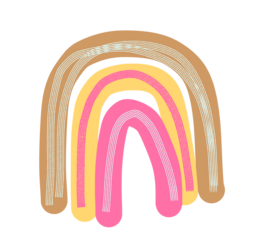 background rainbow organic aesthetic 