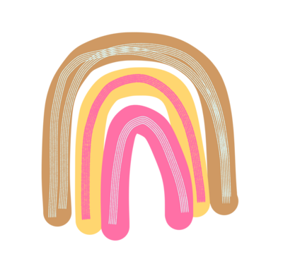 background rainbow organic aesthetic 