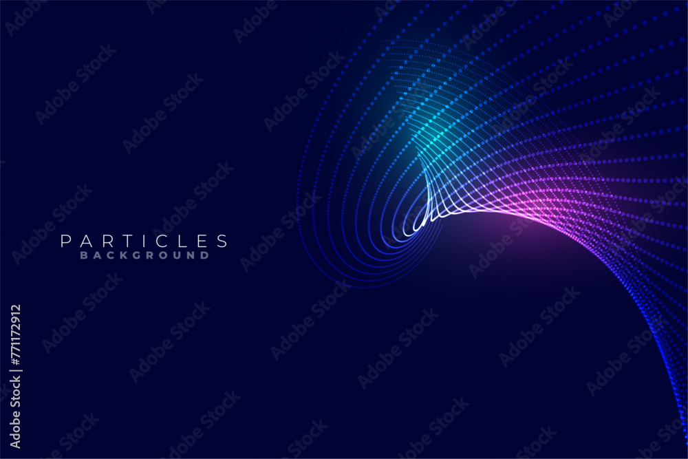 Canvas Prints eye catching cyber particle array wallpaper a glowing network of technology