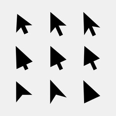 set of computer mouse pointer element symbol design - 771173763