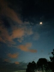 Moon before sunrise