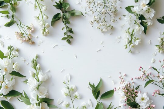 Dreamy wedding flower display to complement your invitation
