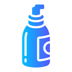 shaving cream Gradient icon