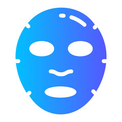 sheet mask Gradient icon