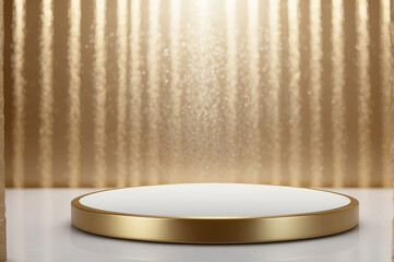 3d luxury podium background product display