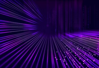 closeup purple light laser show background data server room flash scene graph live concert lighting entities trance connecting lines cute - obrazy, fototapety, plakaty