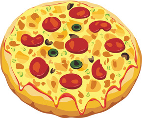 Pizza Illustration