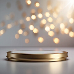 3d luxury podium background product display