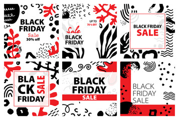 Black Friday modern promotion web banner