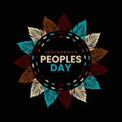 Indigenous People Day Greeting card