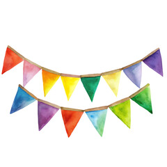 decorative party bunting background