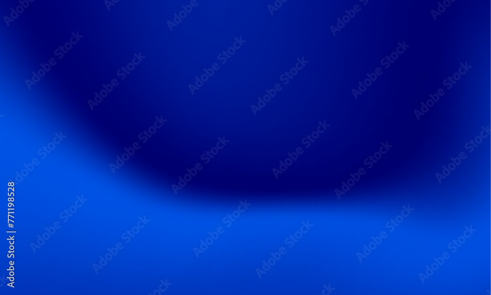 Poster abstract blue background, blue curve design smooth shape by blue color with blurred effect