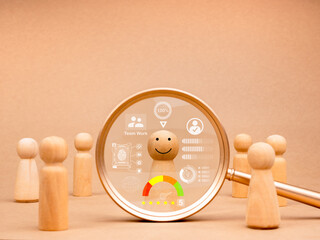 Human resource (HR), hiring, selection, recruitment, CRM, right people and chosen one, concepts....