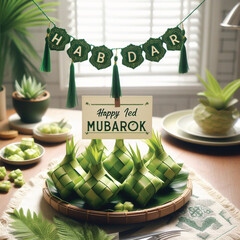 MAKANAN LEBARAN KHAS INDONESIA KETUPAT