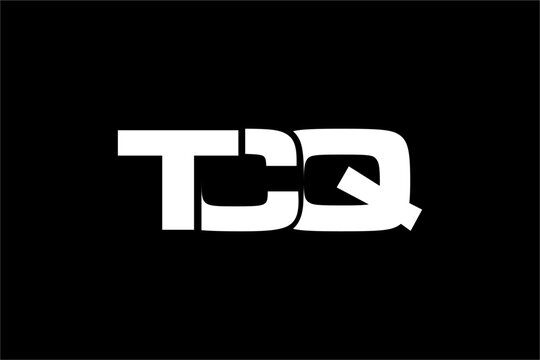 TCQ creative letter logo design vector icon illustration