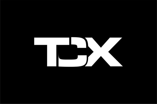 TCX creative letter logo design vector icon illustration