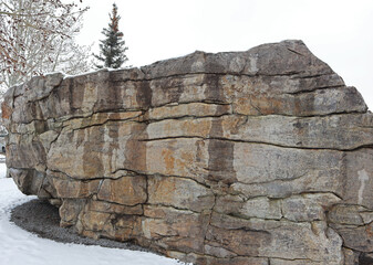 Buffalo Rubbin Stone is made by glacier