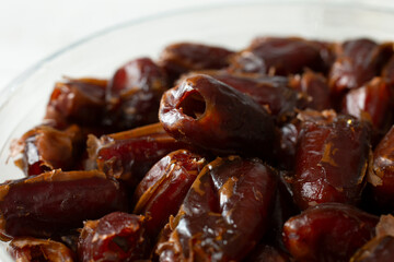A view of a date, featuring the pitting machine hole.