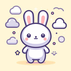 Dynamic Rabbit Design with Bold Lines