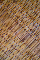 Pattern texture of woven mats of the reeds