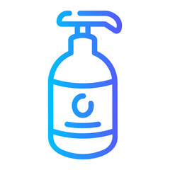 lotion Line Gradient Icon