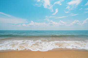 Fototapeta premium photo empty sea and beach background