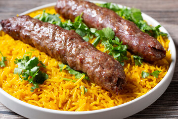 A view of a kofta plate.
